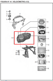 Velocimetro bajaj discover 125st original - genuine parts - Mundimotos